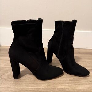 Aldo Black Heeled Boots for Women